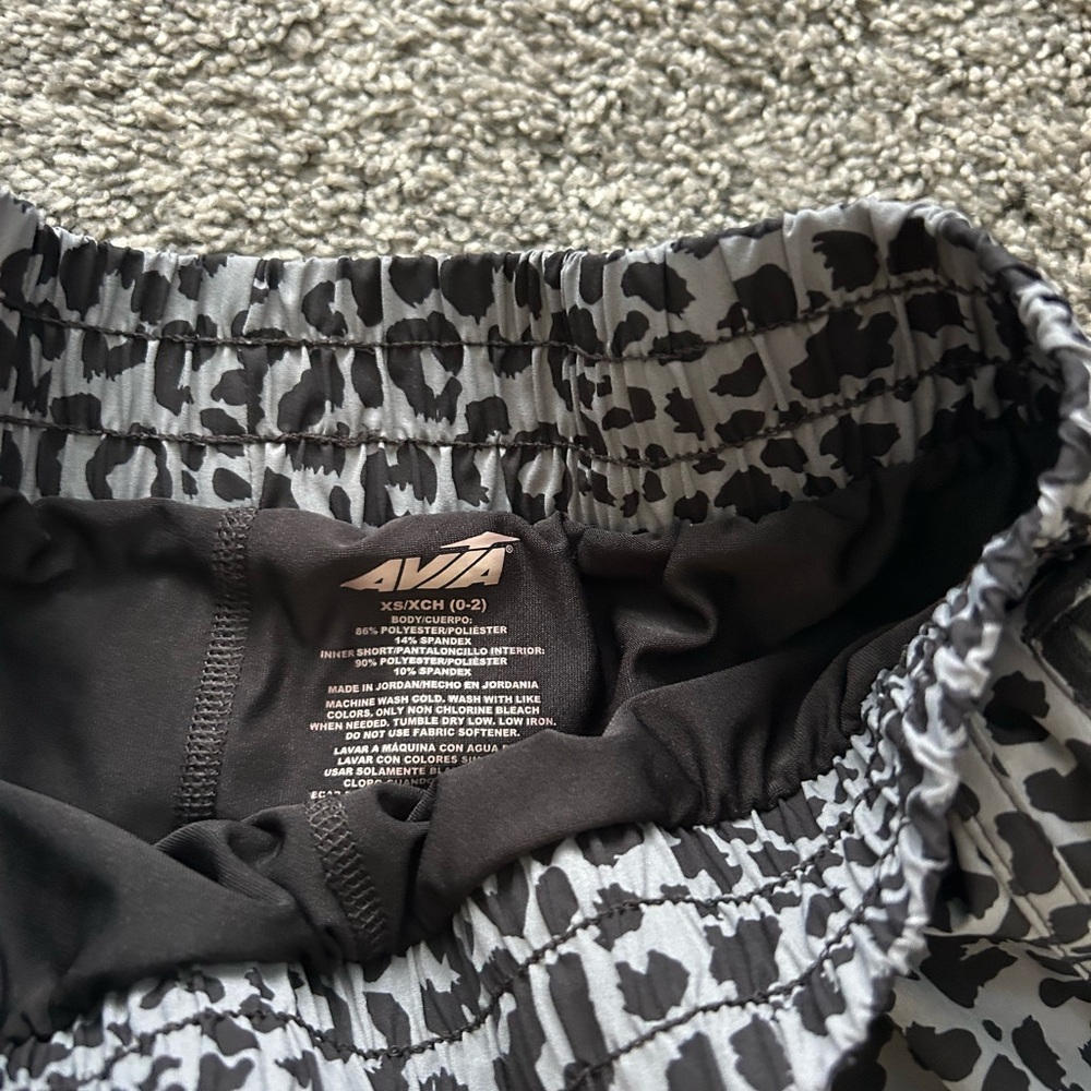Leopard Print Athletic Shorts - Picture 2 of 3